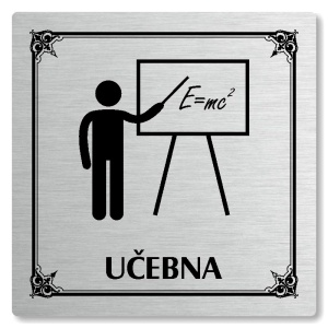 Učebna, 148x148mm, stříbrná, Nebraska